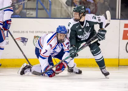 Joe Cox had two shots on goal in Saturday's loss.