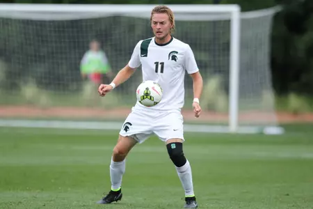 Senior defender Ryan Keener