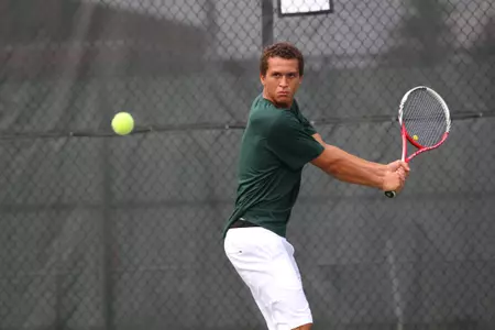 Roy (pictured) and Dube finished undefeated in doubles play.