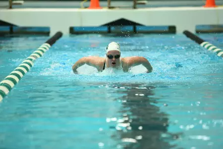 Elizabeth Brown finished first in the 200 butterfly on Friday night