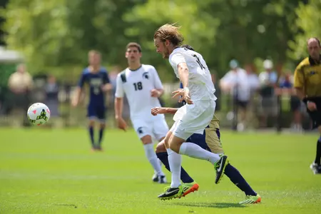 Senior defender Ryan Keener