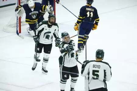 Ron Boyd had a goal in Tuesday's exhibition game.