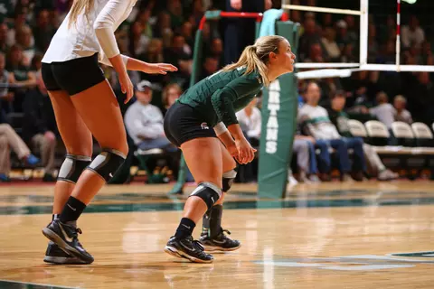 Kori Moster Nov 9, 2014. East Lansing, Mi; Wisconsin v. Michigan State Spartans at Spartan Stadium. Mandatory Credit: Rey Del Rio MSU Athletic Communications