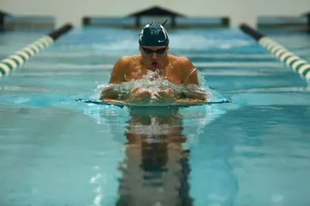 Alec Kandt won the 200 breaststroke on Friday evening