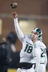 Connor Cook recorded his sixth 200-yard passing game in a row Saturday at Maryland.