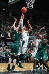 Aerial Powers opened the season with 20 points, 15 rebounds and three steals this afternoon.