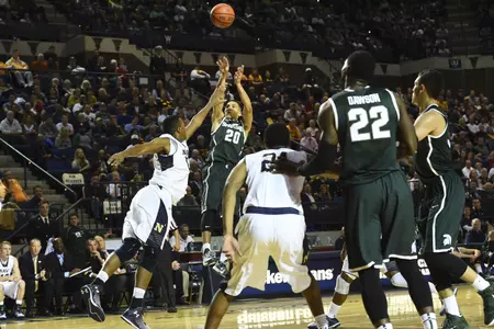 Travis Trice earned Big Ten Player of the Week honors after scoring a career-high 25 points at Navy.