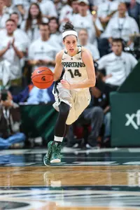 Senior Anna Morrissey set a career high with four assists vs. Notre Dame on Wednesday.
