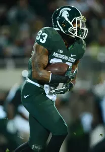 Jeremy Langford recorded his sixth straight 100-yard game on Saturday against Ohio State.