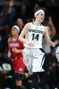 Illinois native Anna Morrissey and the Spartans take on Loyola on Sunday.