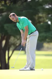 Senior Gareth Blease, who was playing in his third Big Ten Match Play Championship, went 2-0 on Friday.