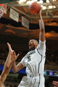 Michigan State looks to remain atop the Big Ten standings as it hosts Nebraska on Sunday.
