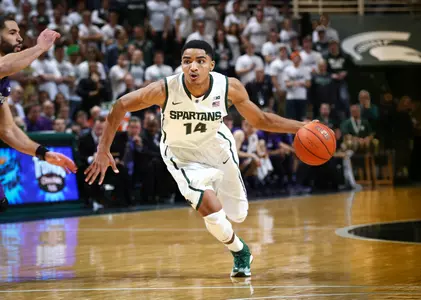 Gary Harris scored 18 points versus Nebraska.