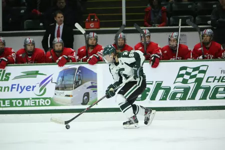 Greg Wolfe had a goal and an assist in Friday's game.