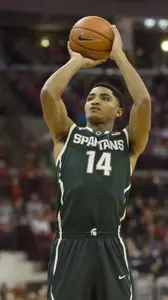 Gary Harris was named to the All-Big Ten First Team and All-Defensive Team.
