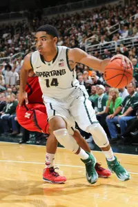 Gary Harris and the Spartans are the No. 3 seed in this week's Big Ten Tournament.