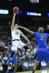 Travis Trice came off the bench to score a season-high 19 points in 23 minutes in MSU's 93-78 win over Delaware.