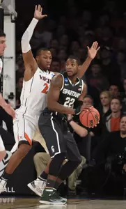 Branden Dawson had 24 points and 10 rebounds against Virginia.