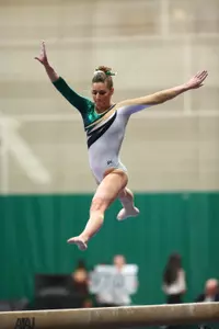 Ashley Noll and the Spartans will look to continue improving their consistentcy on balance beam.