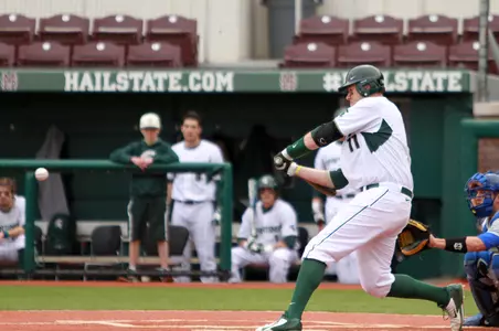 Blaise Salter's two-run homer in the top of the ninth propelled MSU to a 2-1 victory at No. 21 TCU Friday night.