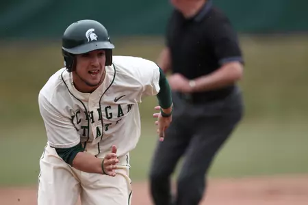 Justin Hovis went 2-for-3 on Saturday.