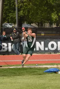 Redshirt freshman Vinny Gjokaj qualified for his first Big Ten final in the hammer, placing eighth overall.