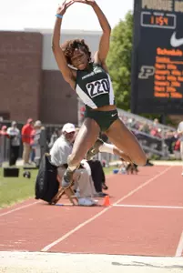 Tori Franklin won the sixth Big Ten medal of her career by winning the 2014 triple jump crown.