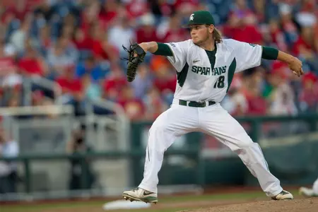 Anthony Misiewicz had eight strikeouts in Saturday's loss.