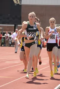 Senior Leah O'Connor won her heat in the 3000m steeplechase at last year's NCAA East Regional.