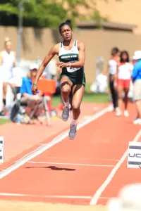 Franklin tied a PR with a jump of 13.49 meters on Saturday in Mexico City