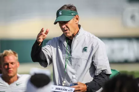 MSU head coach Mark Dantonio and the Spartans are in their third week of preseason camp.