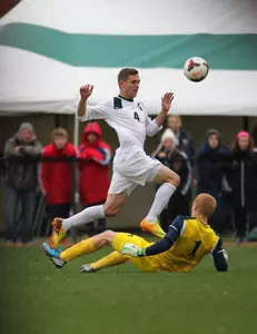 Senior Tim Kreutz scored two goals in the Sunday exhibition.