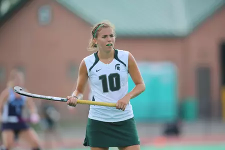 Becky Stiles scored the game-winning on Saturday, improving MSU's record to 3-2.