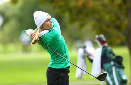Sarah Burnham shot a 2-under-par 70 in the second round of the Mary Fossum Invitational Saturday at Forest Akers West.