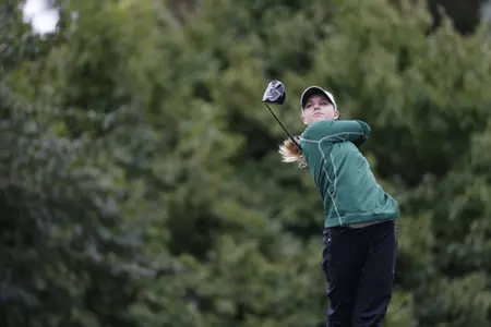 Sarah Burnham tied for sixth place at the Fossum Invitational in her first career tournament.