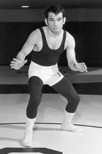 Greg Johnson won three straight national titles at 118 pounds for the Spartans.