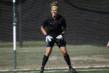 Goalkeeper Courtney Clem made six saves to pick up he fourth shutout of the season