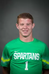 Junior goalkeeper Zach Bennett earned his fifth shutout of the season in the Spartans' win against Maryland last week.