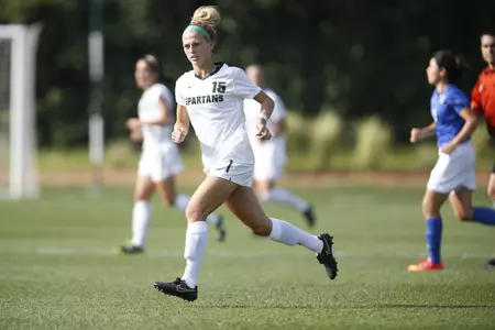 Freshman Jamie Cheslik scored the second goal in the Spartans 3-2 OT victory