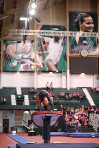 Deans among six Spartan career highs on vault