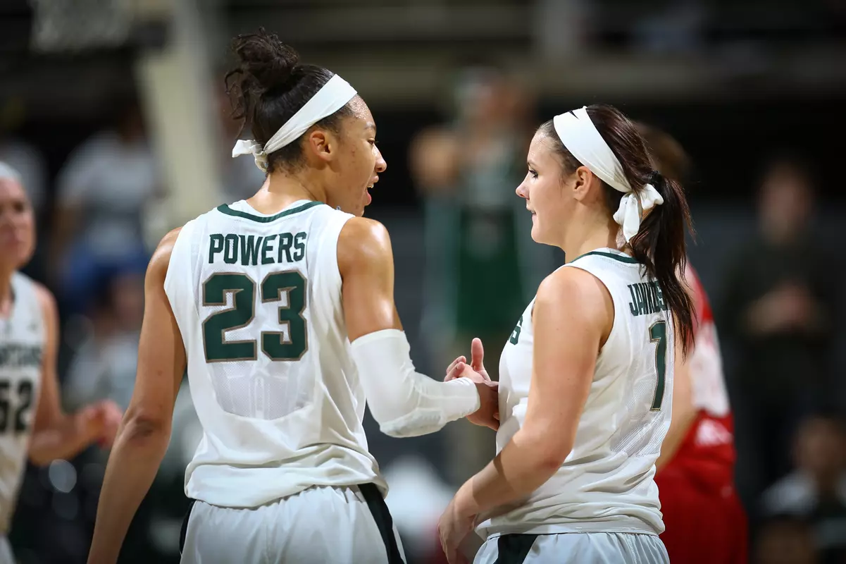 Four different Spartans scored in double figures as MSU beat Wisconsin, 77-71, Sunday