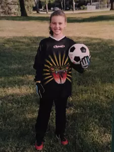 Senior goalkeeper Gabrielle Gauruder