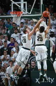 Kenny Goins grabbed a career-best 13 rebounds vs. Louisville.