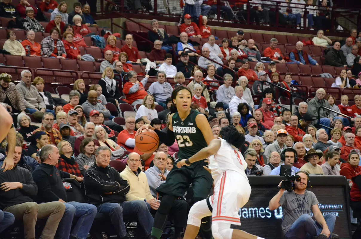 Aerial Powers and the Spartans fell on the road to OSU on Monday.