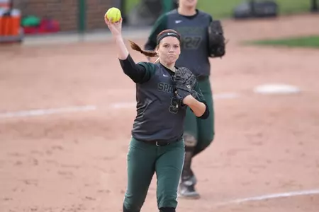 Valerie Kaff scattered five hits in a tough loss on Sunday