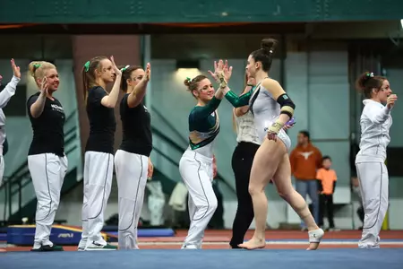 Sophomore Elena Lagoski and senior Ashley Noll