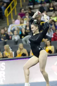 Lagoski earned Spartan record book honors when she set a career best 9.950, the second-highest score in school history, on floor at Iowa (Jan. 18).