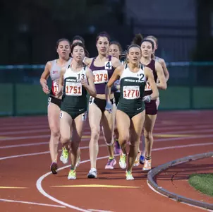 Melanie Brender won the 10,000m run at the Raleigh Relays on Friday night.