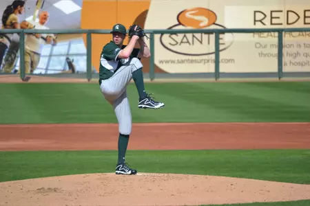 Cam Vieaux struck out seven hitters in Sunday's win over Illinois.