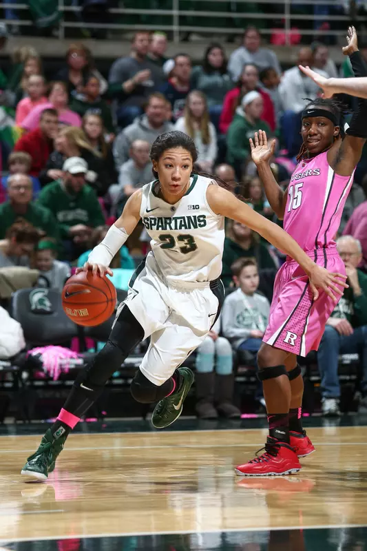 Four Spartans scored in double figures as MSU took down UM, 69-49, in the B1G Tournament.